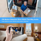 Wireless Mini Security Camera for Home | Small 1080P Indoor Security Camera – Works Without WiFi or Subscription