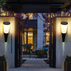 Truro Solar Wall Light Anthracite - Energy-Efficient Solar Outdoor Wall Illumination