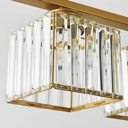 Modern Art Deco Glass Kitchen Island Lamps | Adjustable Height. 3-4 Lights & Ideal for Dining Room and Kitchen Lighting