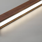 LED Wooden Pendant Light | Contemporary kitchen Lighting Adjustable Height, Integrated LED & Ideal for Low or High Ceilings
