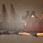 Train Around Christmas Tree - Indoor Decoration - Christmas Toy with Lights and Sounds - Holiday Train Around Christmas Tree with Large Tracks