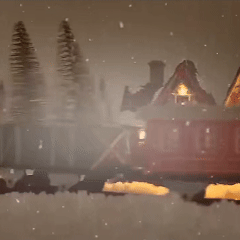 Train Around Christmas Tree - Indoor Decoration - Christmas Toy with Lights and Sounds - Holiday Train Around Christmas Tree with Large Tracks