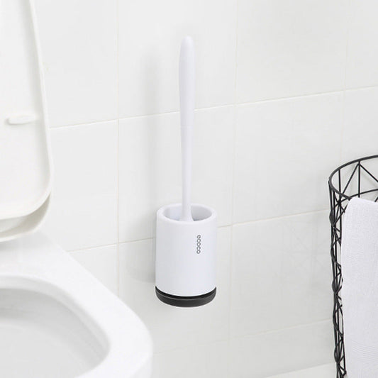 Silicone Toilet Brush with Holder | Modern, Efficient Loo Brush for Home Cleaning