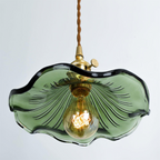 Stylish Hibiscus Flower Lamp – Elegant Glass Pendant Light for Modern Interiors