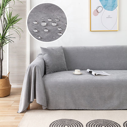Waterproof Sofa Throw Blanket | Non-Slip. Jacquard Edges & Ideal for Pets and Home Furniture Protection