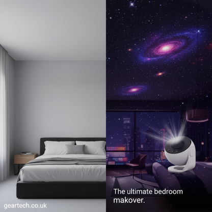 Galaxy Projector with 360° Rotation - Stunning Room-Wide Night Sky View