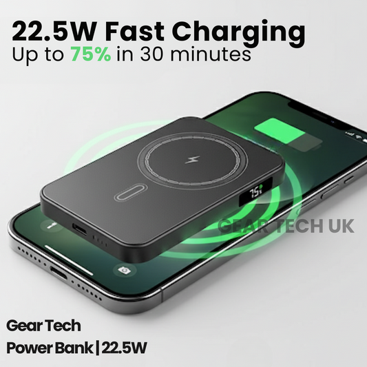 50000mAh Fast Charging Power Bank PD22.5W | Magnetic Wireless Portable Charger with MagSafe & USB-C for iPhone & Samsung