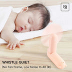 3 In 1 Handheld Mini Fan | USB Rechargeable, Foldable Design & Ideal for Travel, Camping, and Outdoor Activities