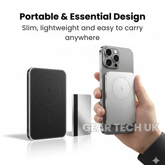 Portable Power Bank 50000mAh Magnetic Wireless Charger – PD 22.5W Fast Charging USB-C Battery Pack for iPhone & Samsung UK