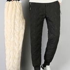 Waterproof Fleece Lined Thermal Trousers – Mens & Womens Outdoor Cargo Work Pants | Warm, Windproof & Durable