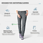 Women’s Weather-Resistant Hiking Pants | Lightweight, Durable & Flexible for Mountain Treks and Outdoor Adventures