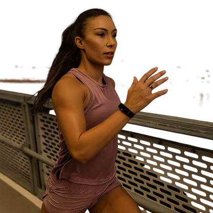 Smart Ring Sleep & Wellness Tracker - Waterproof Fitness Tracker Ring for Active Lifestyles - Health Monitoring Device