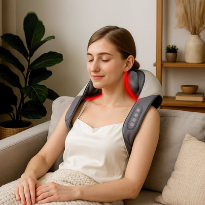 Heating Pad for Neck and Shoulder Pain Neck - Pain Relief, Electric, Portable, Adjustable Heat Function, Ideal for Home Use