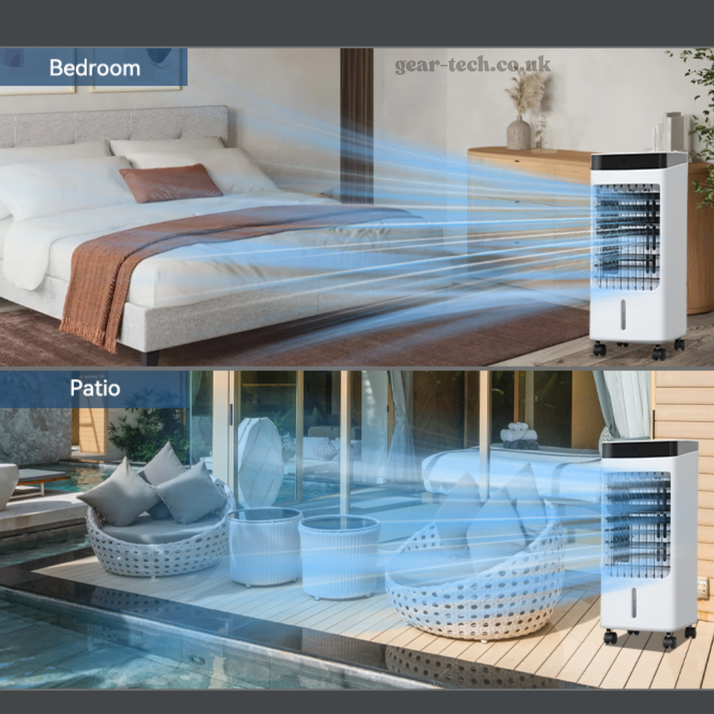 Portable Windowless Air Conditioner with Remote Control - Energy Efficient Cooling for Home, Office, and Small Spaces