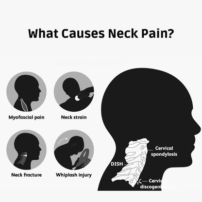 Neck Stretcher for Pain Relief - Adjustable Cervical Traction Device Ideal for Neck Tension and Discomfort