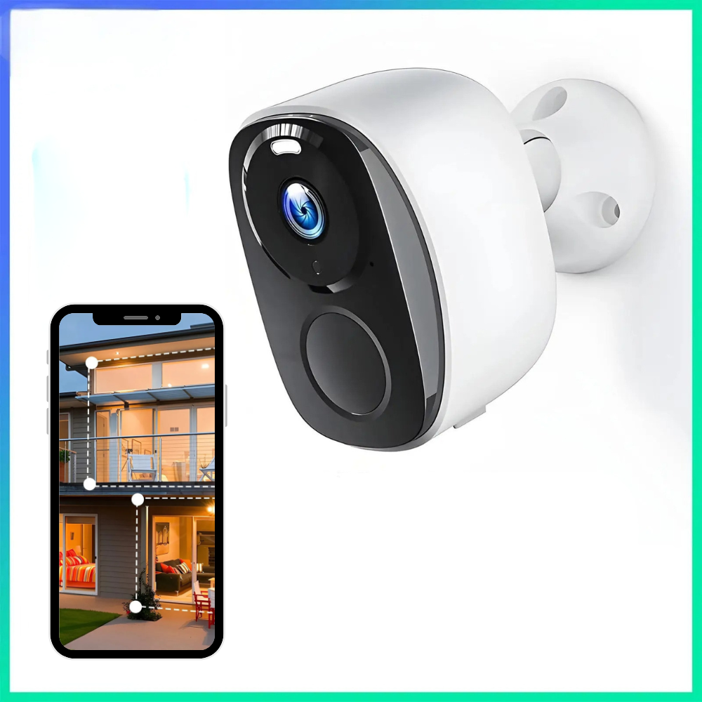Wireless Mini Security Camera for Home | Small 1080P Indoor Security Camera – Works Without WiFi or Subscription