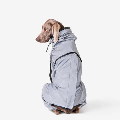 Dog Rain Coat with Legs - Waterproof Dog Jacket for Small and Large Breeds | UK Cozy Winter Wear