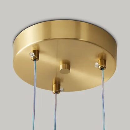 LED White Necklace Chandelier - Modern Pendant Light Fixture for Dining Room & Living Space