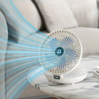 Portable Wall Fan | Multifunctional, USB Rechargeable & Whisper Quiet for Home, Office & Outdoor Use