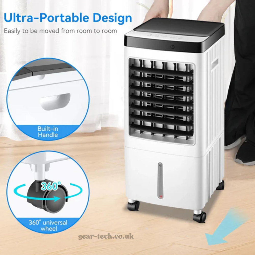 Portable Windowless Air Conditioner with Remote Control - Energy Efficient Cooling for Home, Office, and Small Spaces