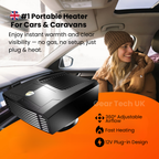 12 volt Car Portable efficient Heater | Multipurpose Campervan, Caravans, Car Plug and Play Heater