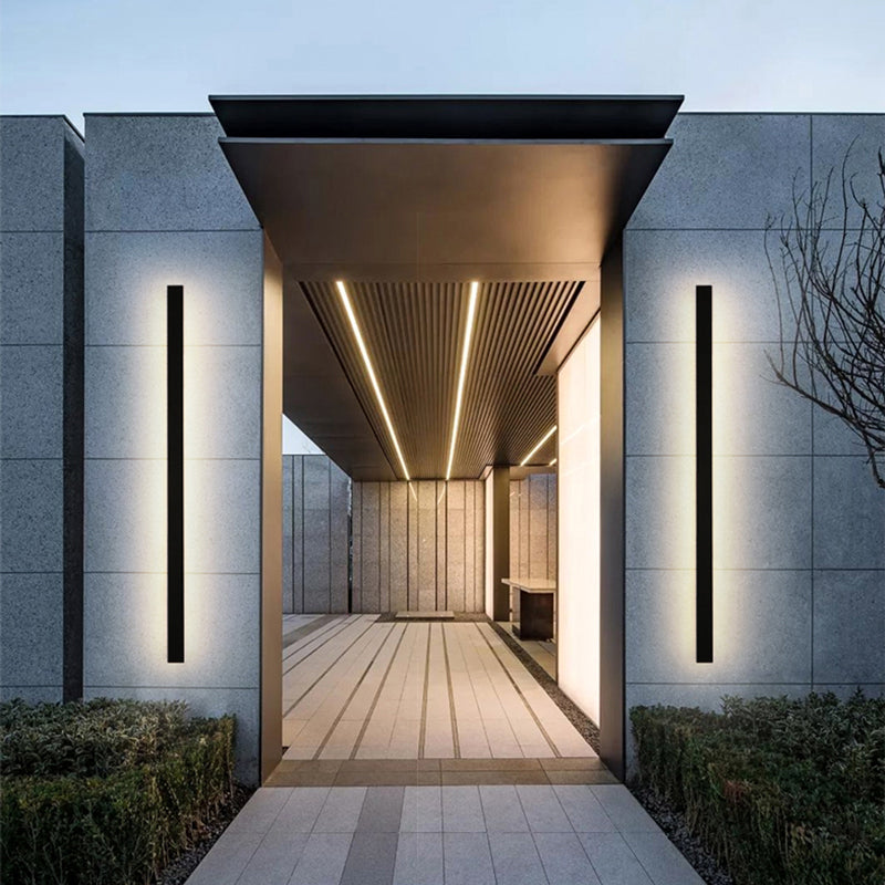 Waterproof LED Wall Sconce | Minimalist Design for Indoor & Outdoor Use. Dimmable Options Available
