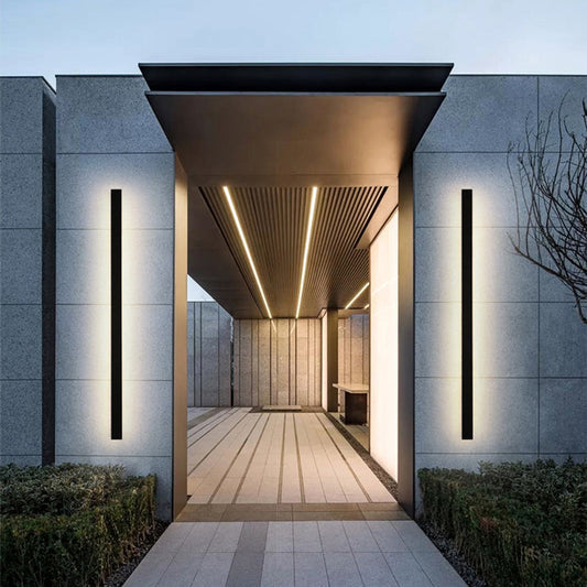 Waterproof LED Wall Sconce | Minimalist Design for Indoor & Outdoor Use. Dimmable Options Available