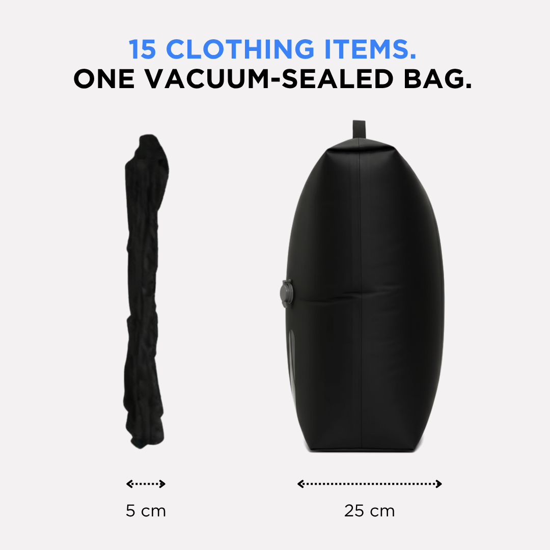 Compressed Vacuum  Luggage Bag - Vacuum Travel Rucksack for Efficient Packing