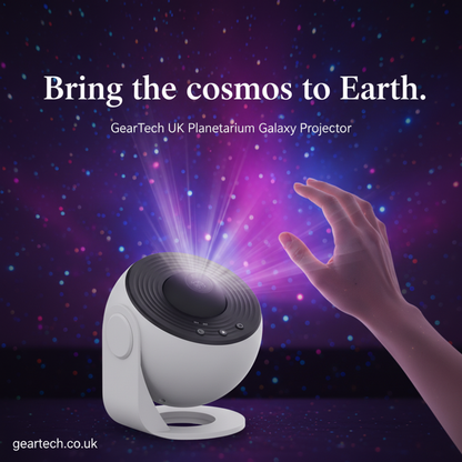 Galaxy Projector with 360° Rotation - Stunning Room-Wide Night Sky View