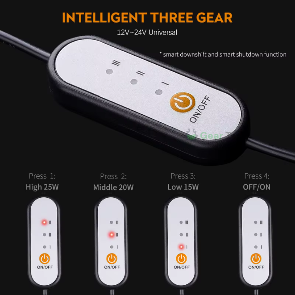 Heated Car Seat Cover | Adjustable Temperature Control 30℃-65℃ for Cars, Trucks & Home Use