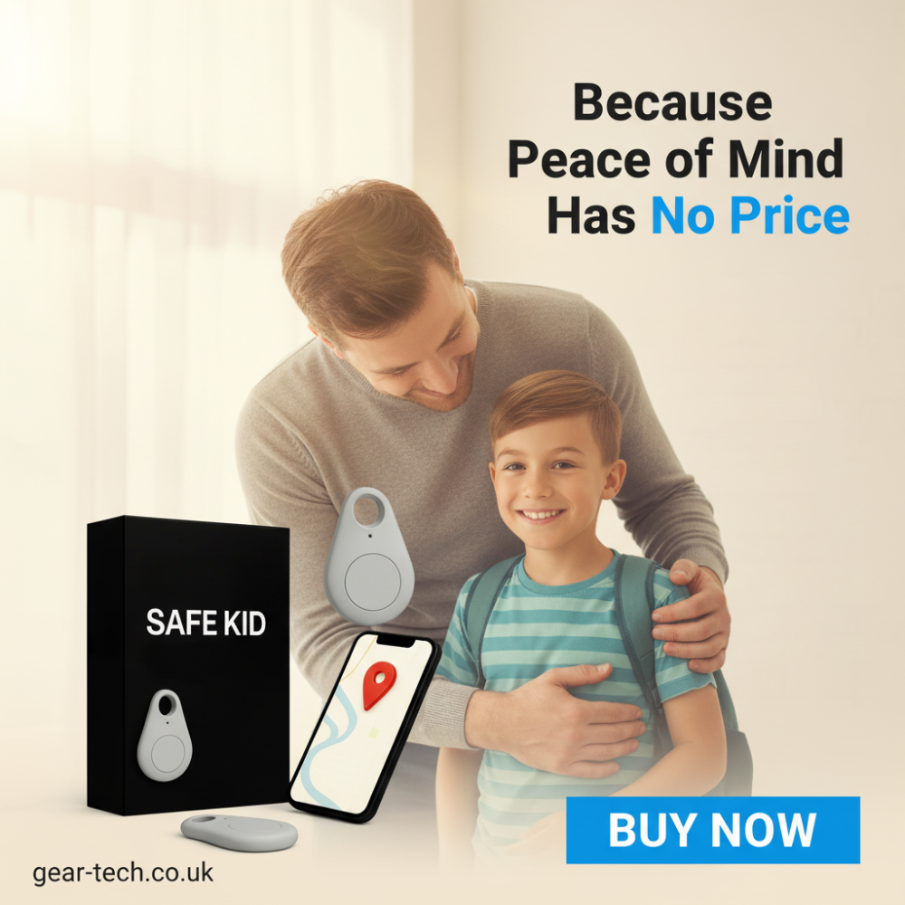 Child GPS Tracker | Waterproof, Real-Time Location & SOS Alerts for Kids' Safety