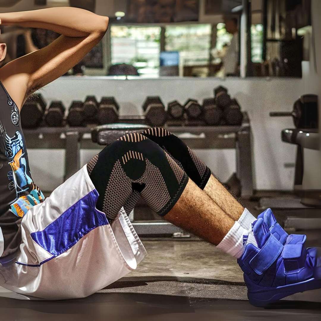 Copper Knee Support & Straps for Running – Compression Sleeve for Pain Relief, Stability & Mobility