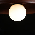 Nordic Wood Round Ceiling Light Fixture - Minimalist Design for Hallway & Living Room Lighting