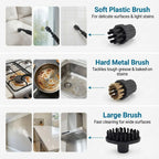 Handheld Steam Cleaner – High Temperature Steam | Portable Cleaning Machine for Grease & Grime Removal