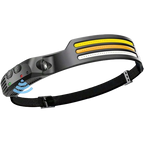 LED Headlamp 230º with Adjustable Brightness and Lightweight Design for Camping, Hiking, and Outdoor Activities