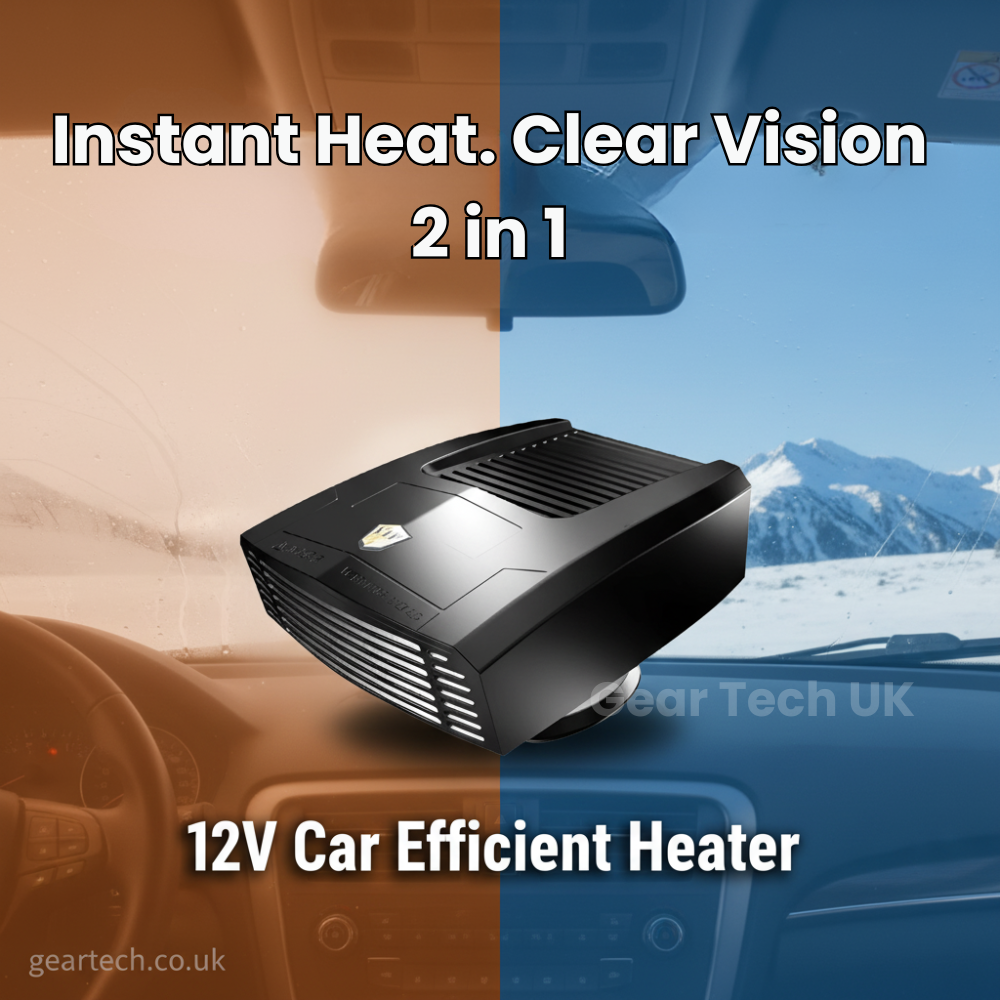 12 volt Car Portable efficient Heater | Multipurpose Campervan, Caravans, Car Plug and Play Heater