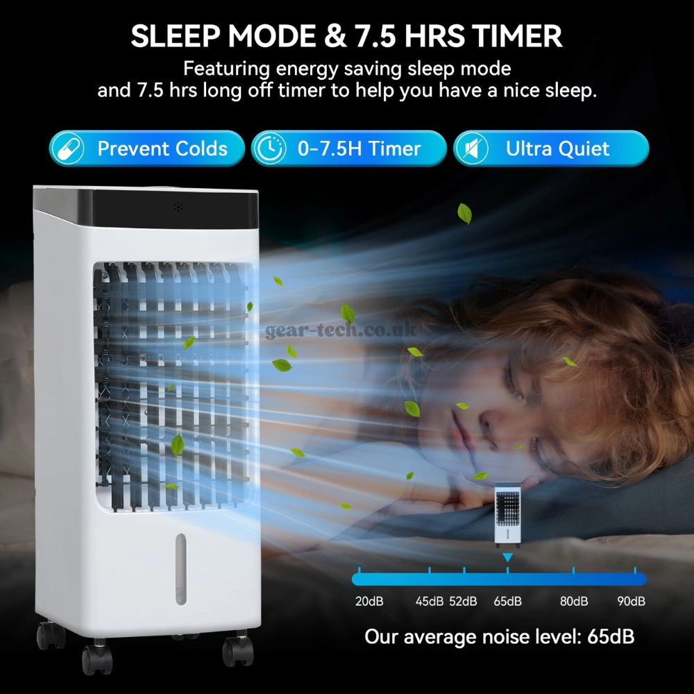 Portable Windowless Air Conditioner with Remote Control - Energy Efficient Cooling for Home, Office, and Small Spaces