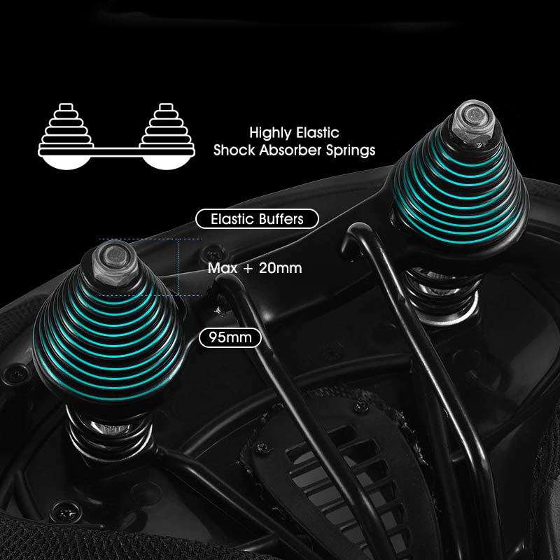 Comforta™ | Wide Bicycle Saddle for Pain Relief | Ergonomic Design for Maximum Comfort on Long Rides