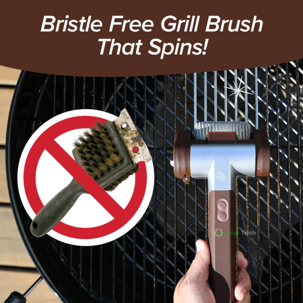 Grill Master™ Barbecue Grill Brush - Electric Clean Grill Cleaner