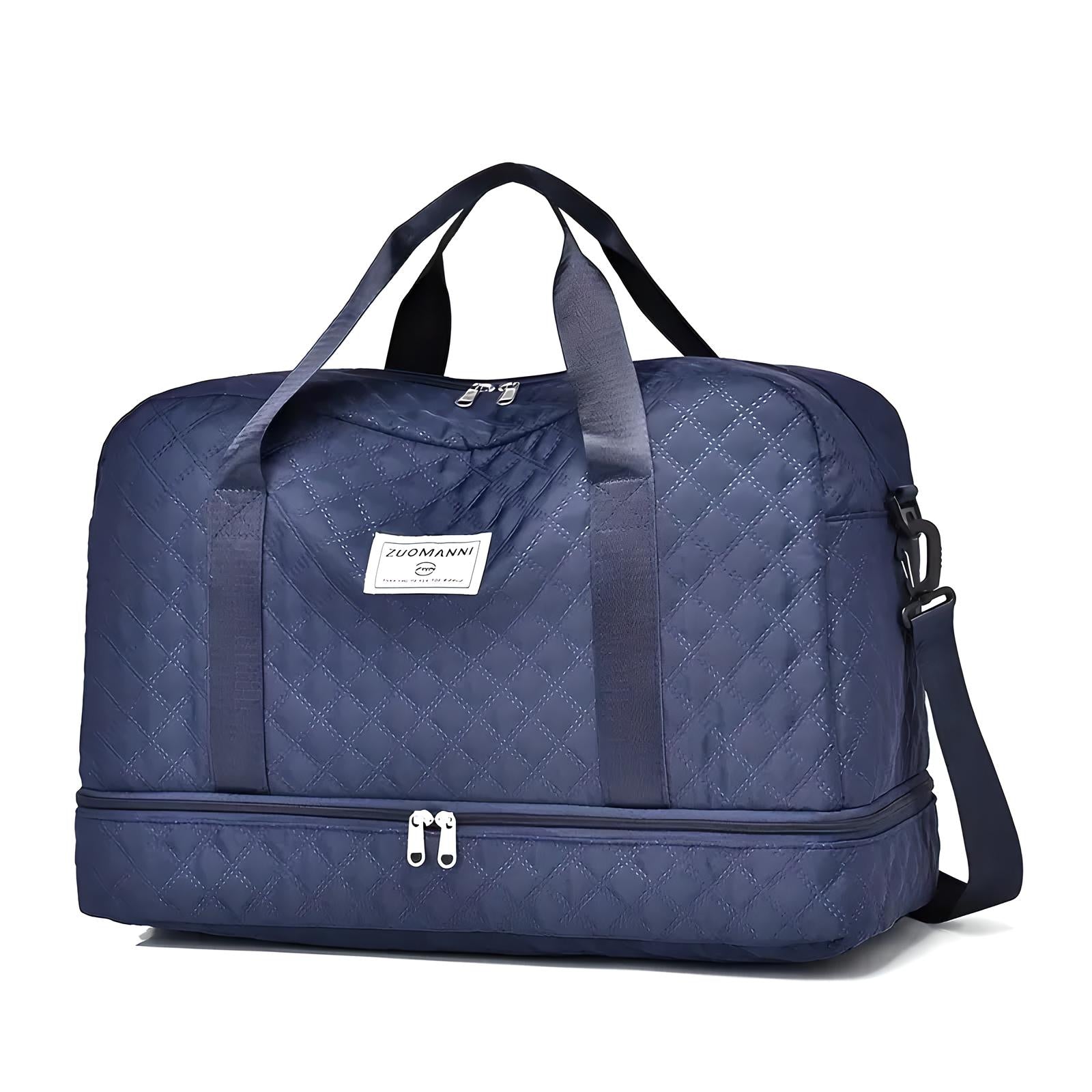 Spacious Weekender Duffle Bag | Water-Resistant, Multi-Compartment & Ideal for Short Trips and Gym Sessions