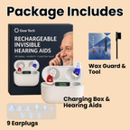 Invisible Rechargeable Hearing Aids UK – Discreet In Ear Hearing Aids for Clear Sound & Comfort | Small Hidden Hearing Aid