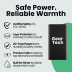 Rechargeable Heated Jacket For Women