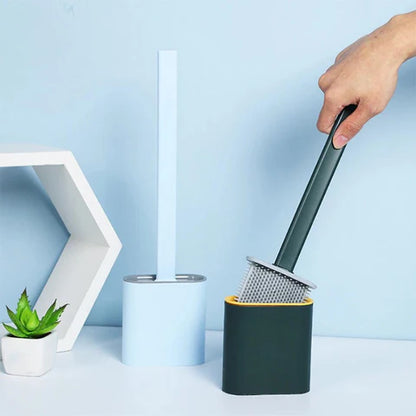 Silicone Toilet Brush | Flexible, Long-Lasting Bristles for Advanced Bathroom Hygiene
