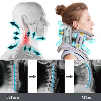 Neck Stretcher for Pain Relief - Adjustable Cervical Traction Device Ideal for Neck Tension and Discomfort