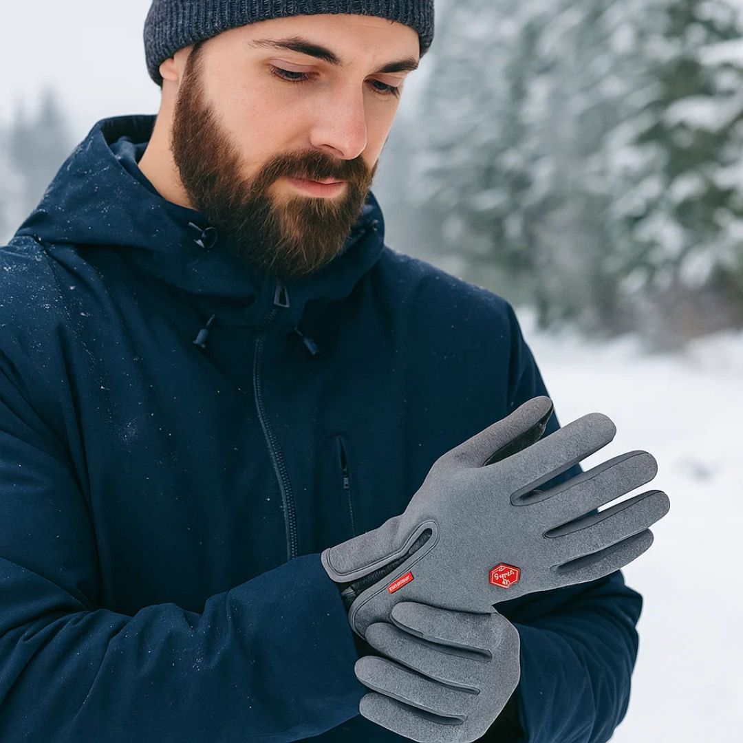 Waterproof Thermal Gloves for Men & Women | Touchscreen & Windproof | Anti-Slip Grip for Running, Cycling & Driving