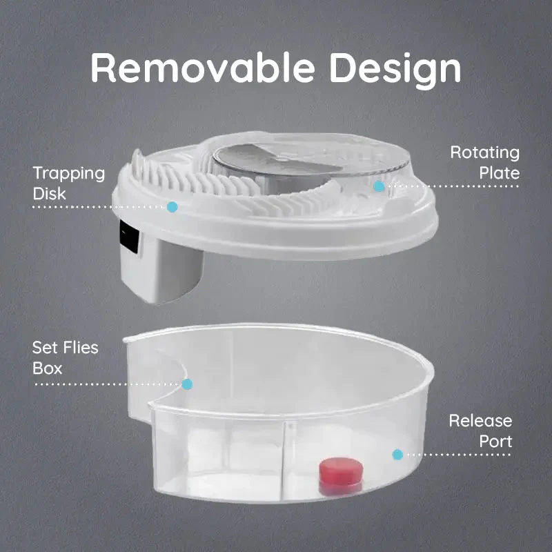 USB Silent Fly Trap | Eco-Friendly, Non-Toxic & Effective for Home and Outdoor Use