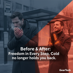 Heated Winter Mittens – Waterproof Rechargeable Hand Warmer Gloves for Outdoor Winter Use, Golf & Ski