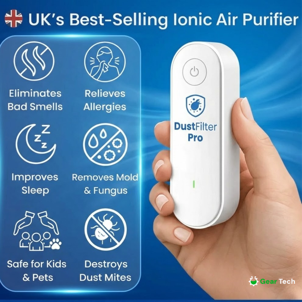 Mini Air Cleaner Purifier for Dust Mites | Home Dust Purifier for Allergy