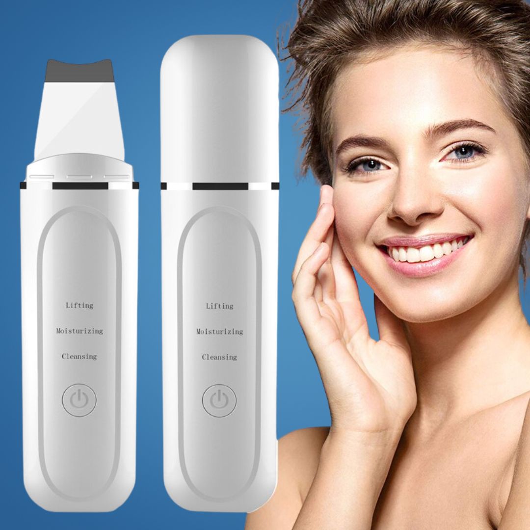 Facial Skin Cleansing Brush – Ultrasonic Skin Scrubber Device for Deep Clean & Pore Refinement