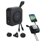 TravelBank | Portable 5-in-1 Wall Charger | Wireless Charging, Power Bank & Multi-Device Charging